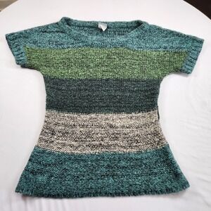 M Daytrip Sweater Shades of Green Great for St Patrick's day can take a belt